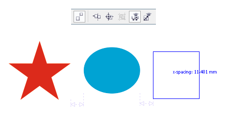 Интерактивное выравнивание, распределение и трансформация объектов в CorelDRAW X6.2