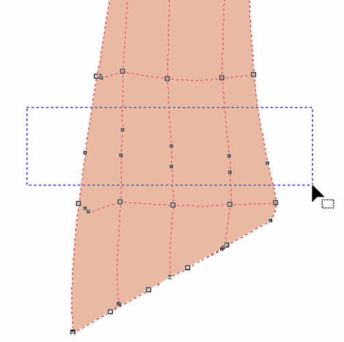 Инструмент Interactive Mesh Fill в CorelDRAW