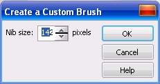 Докер Brush Settings (Настройки кисти) в Corel PHOTO-PAINT